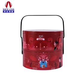 月餅手提鐵盒 月餅手提鐵盒