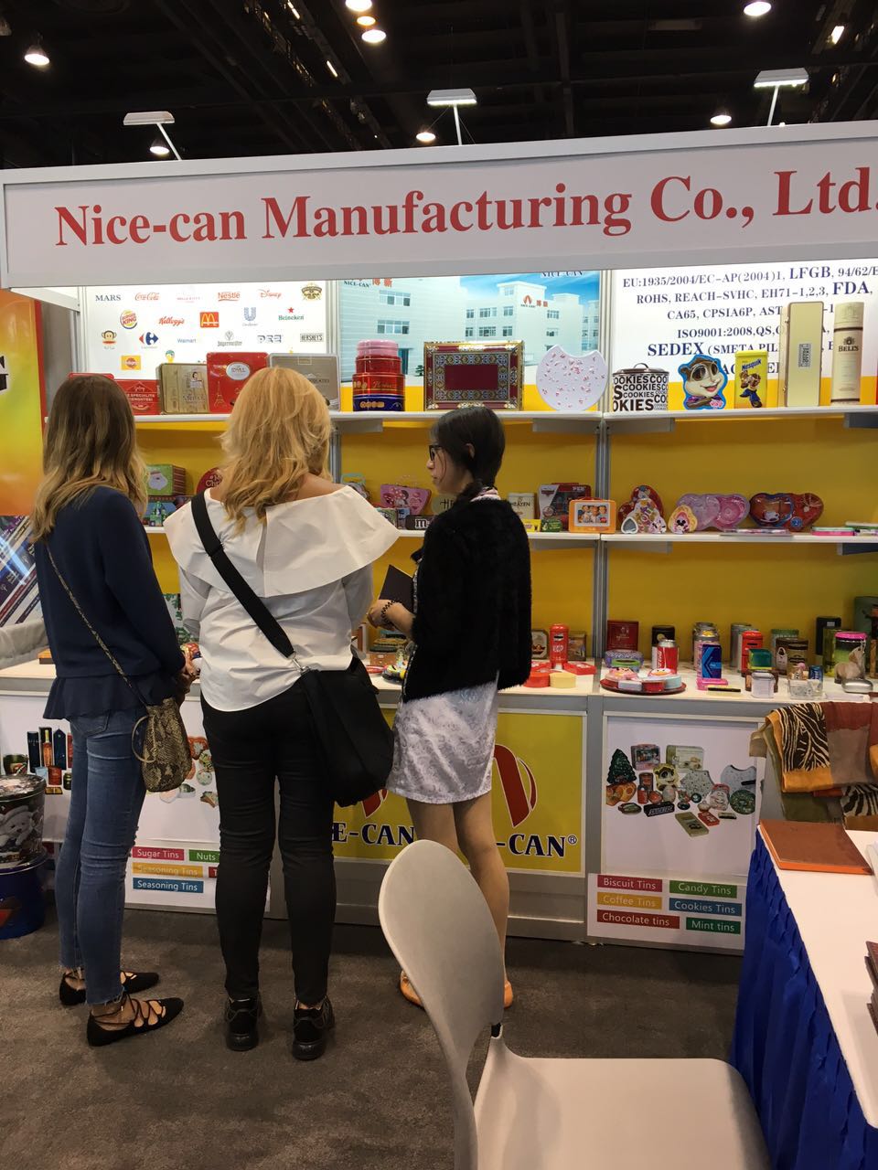 博新制罐參加美國糖果展 博新制罐參加美國糖果展