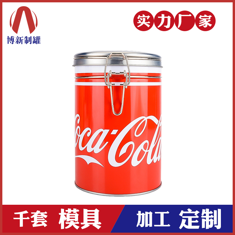 馬口鐵咖啡罐-鐵線扣馬口鐵罐 馬口鐵咖啡罐-鐵線扣馬口鐵罐