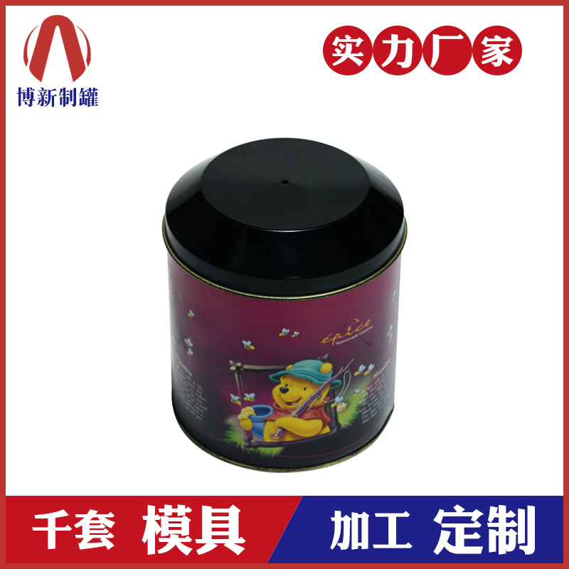 圣誕禮品鐵罐子-中號圓形馬口鐵盒 圣誕禮品鐵罐子-中號圓形馬口鐵盒