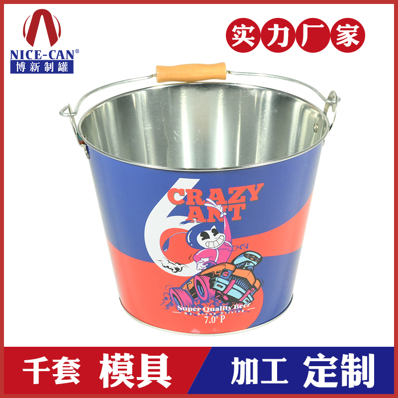 圓形馬口鐵冰桶-啤酒金屬冰桶定制 圓形馬口鐵冰桶-啤酒金屬冰桶定制